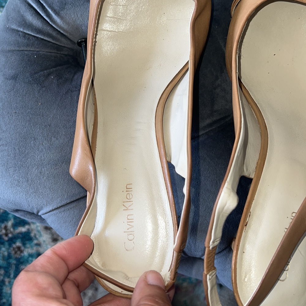 Calvin Klein sling back shoes 👠 - Picture 6 of 7